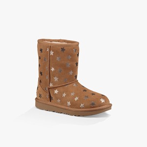 Ugg Classic II Short Stars Kids Classic Boots Brown (7850RTHVK)